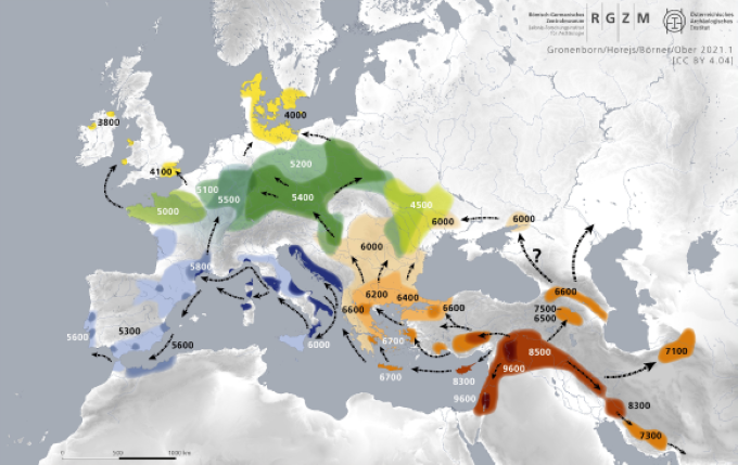 The three earliest Neolithic cultures of Europe